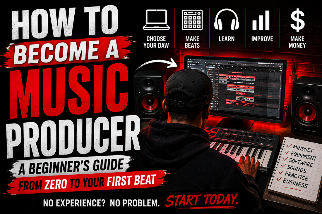How to Become a Music Producer: A Beginner’s Guide From Zero to Your First Beat