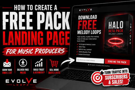 How To Create A Free Pack Landing Page For Music Producers